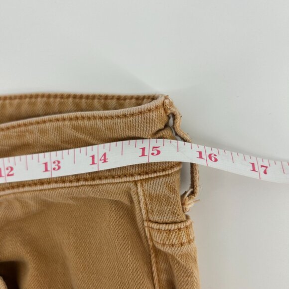 Pilcro Anthropologie The Breaker Jean Women's 28 Relaxed Denim Jeans Copper/Tan - Picture 10 of 12